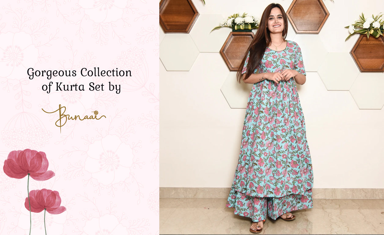 Gorgeous Collection of Kurta Set by Bunaai